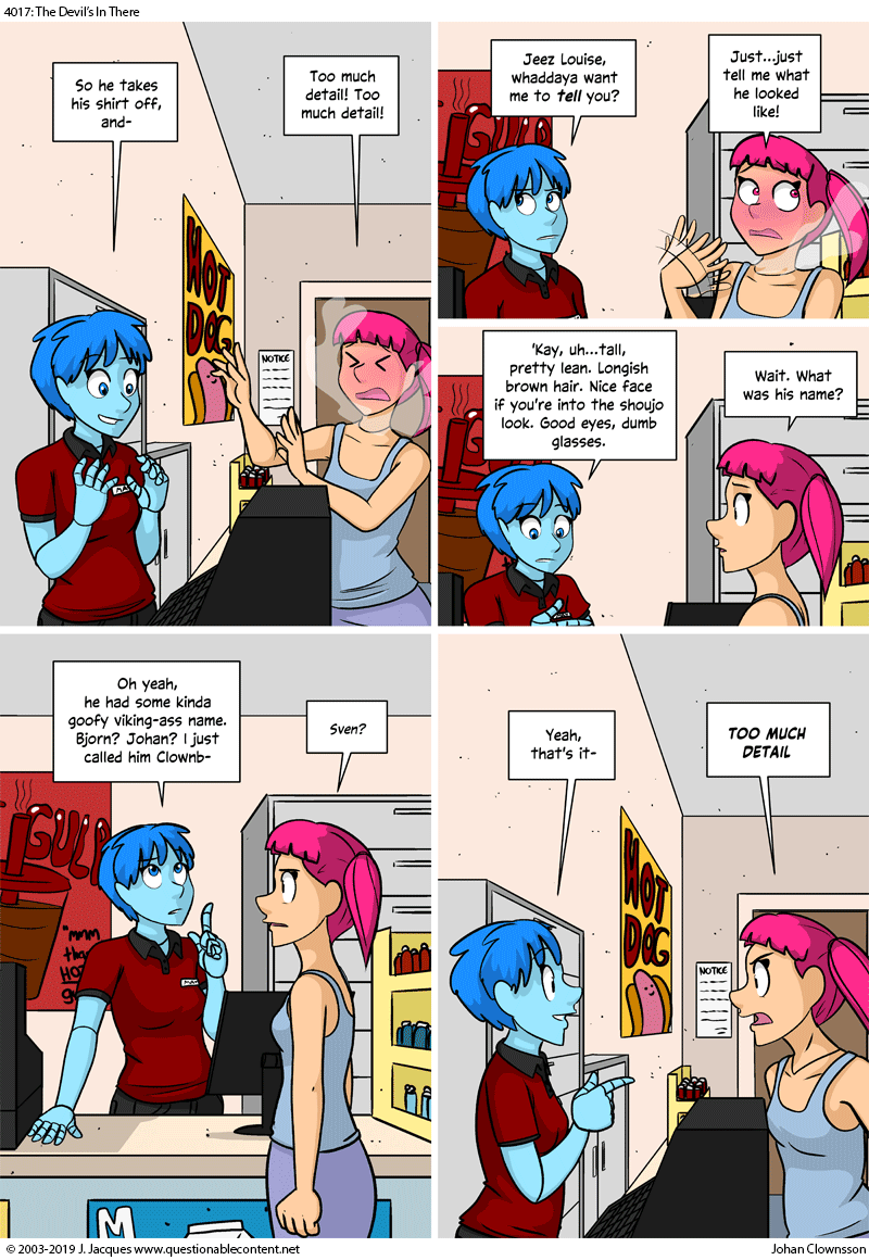 Questionable Content 4.6.2019