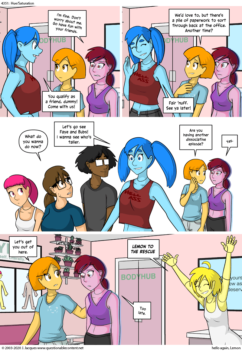 Questionable Content 14.9.2020