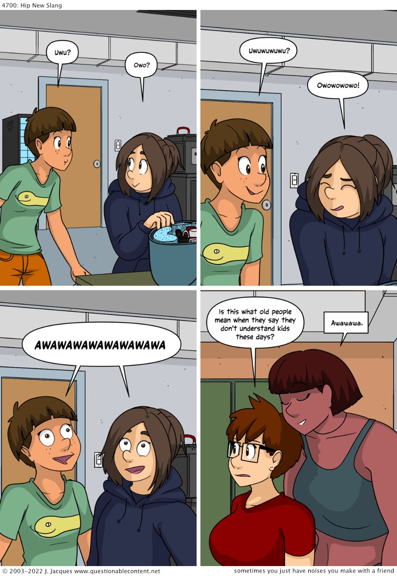 Questionable Content 14.1.2022