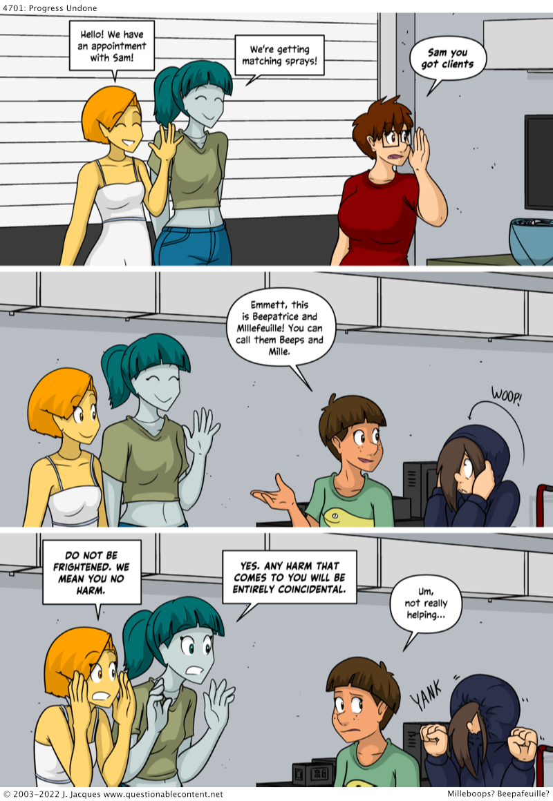Questionable Content 17.1.2022