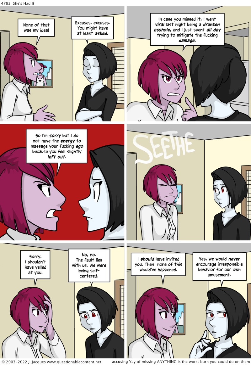 Questionable Content 11.5.2022