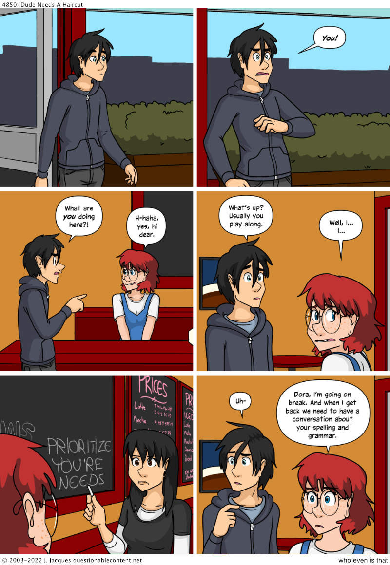 Questionable Content 12.8.2022