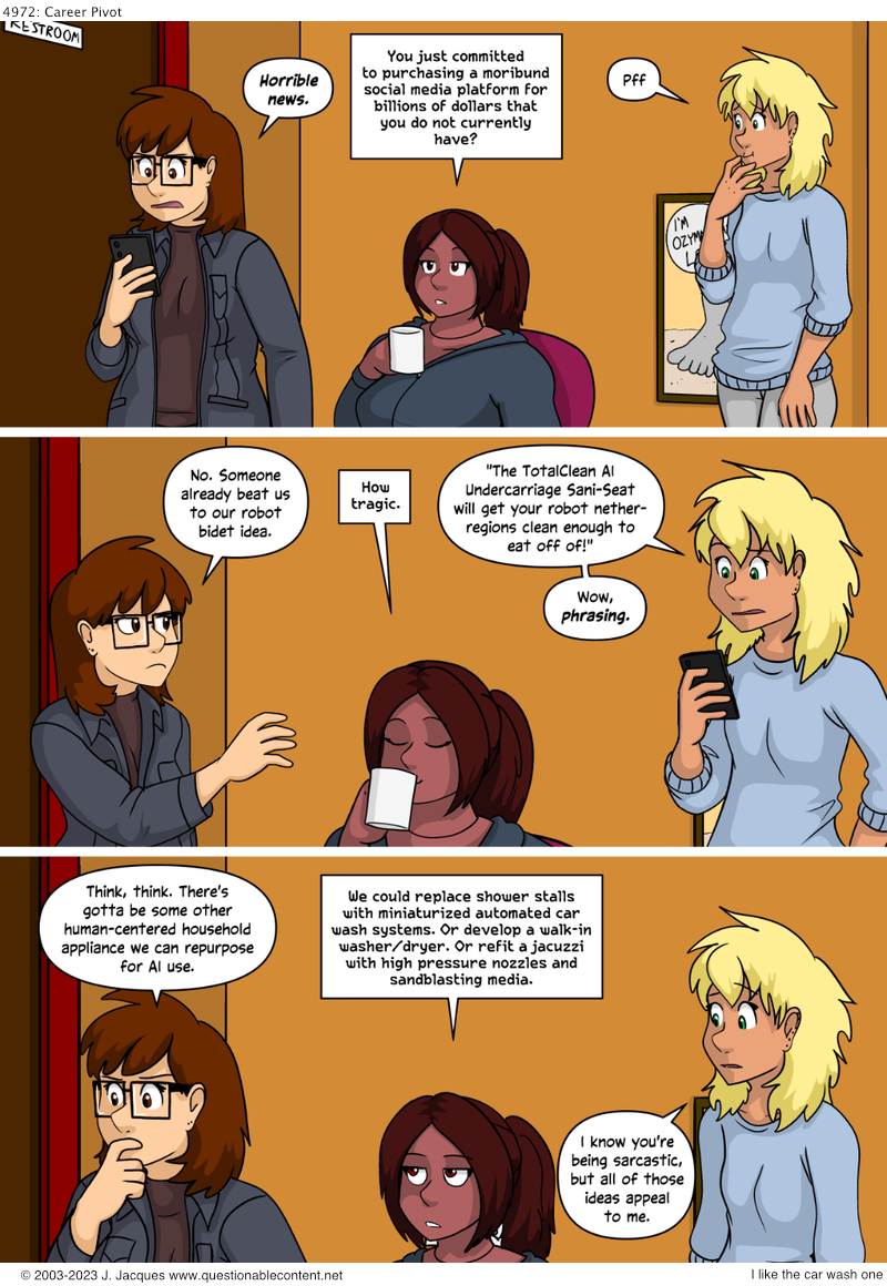 Questionable Content 31.1.2023