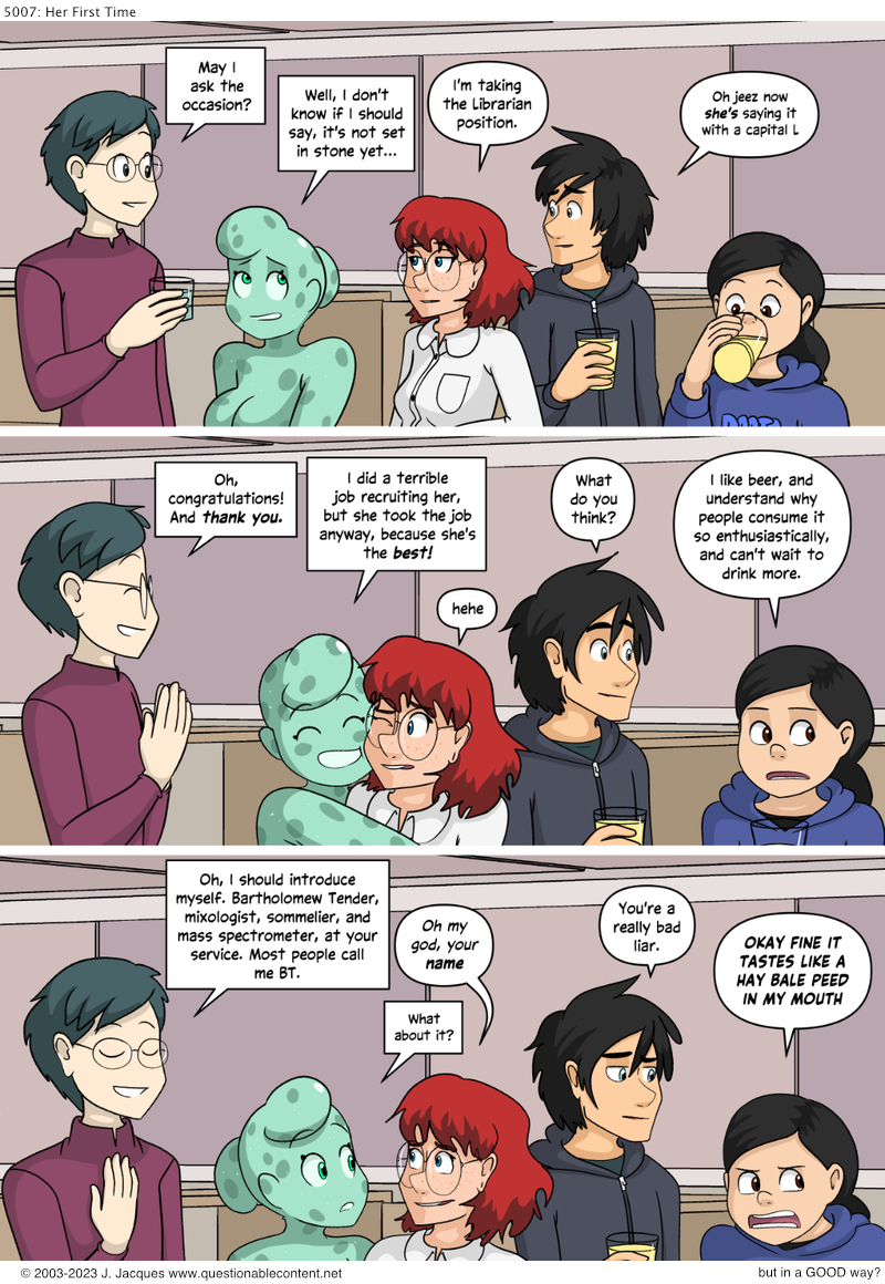 Questionable Content 21.3.2023
