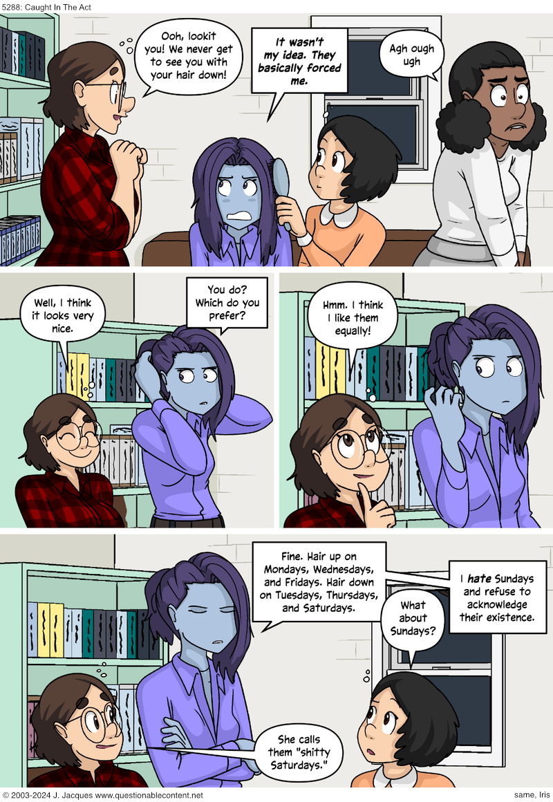 Questionable Content 17.4.2024