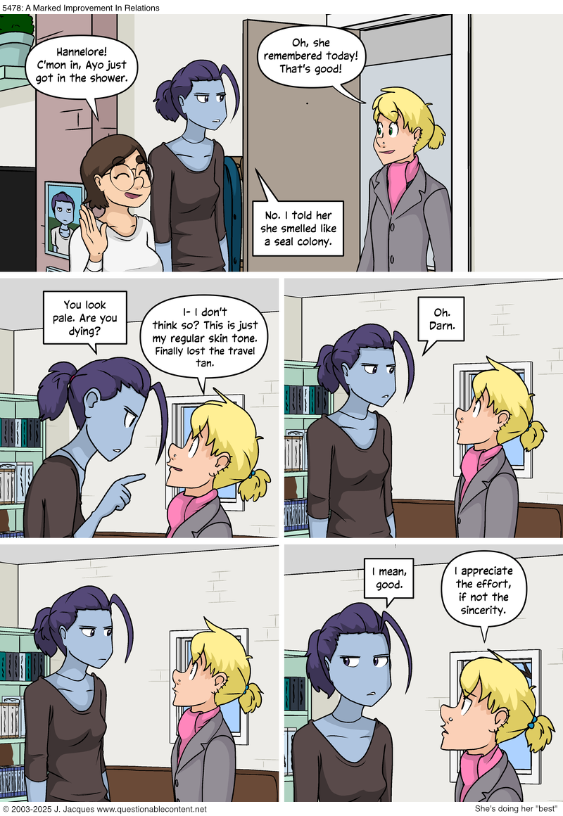 Questionable Content 10.1.2025