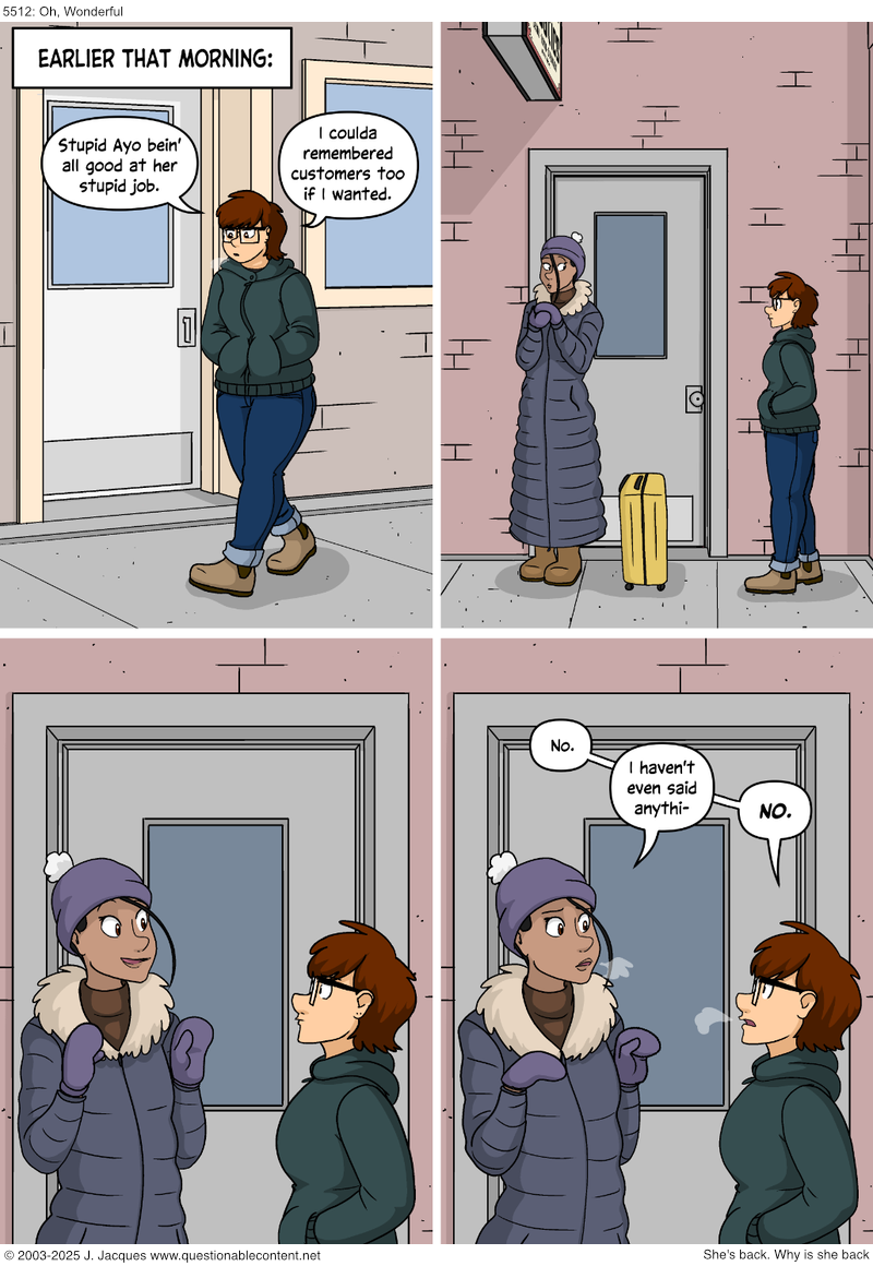Questionable Content 24.2.2025