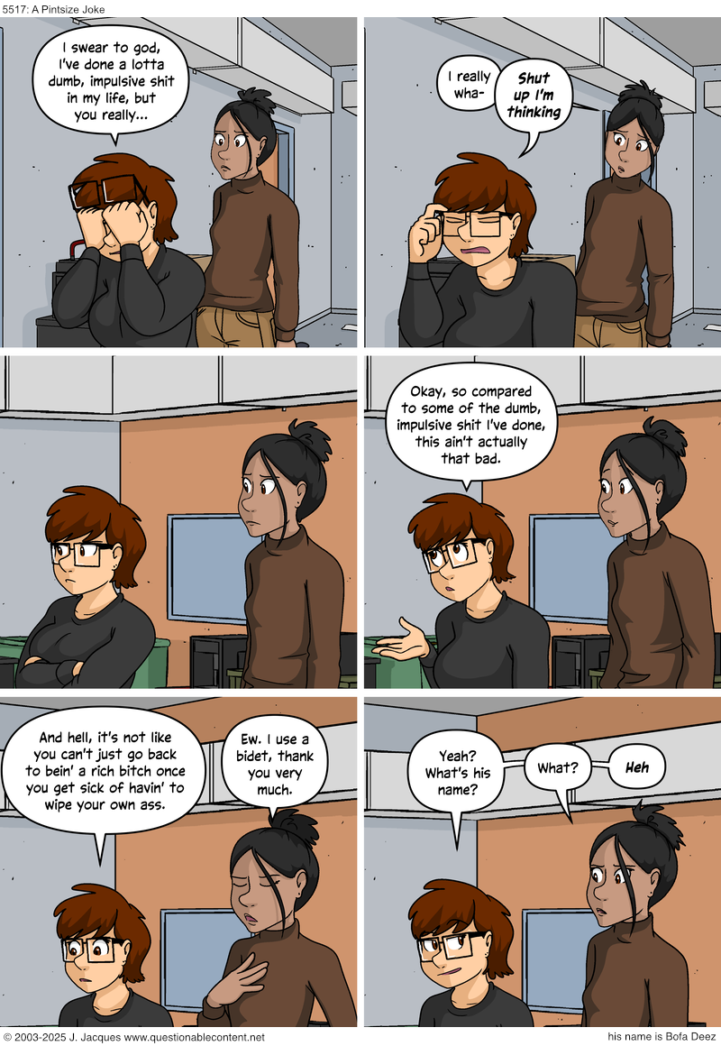 Questionable Content 3.3.2025