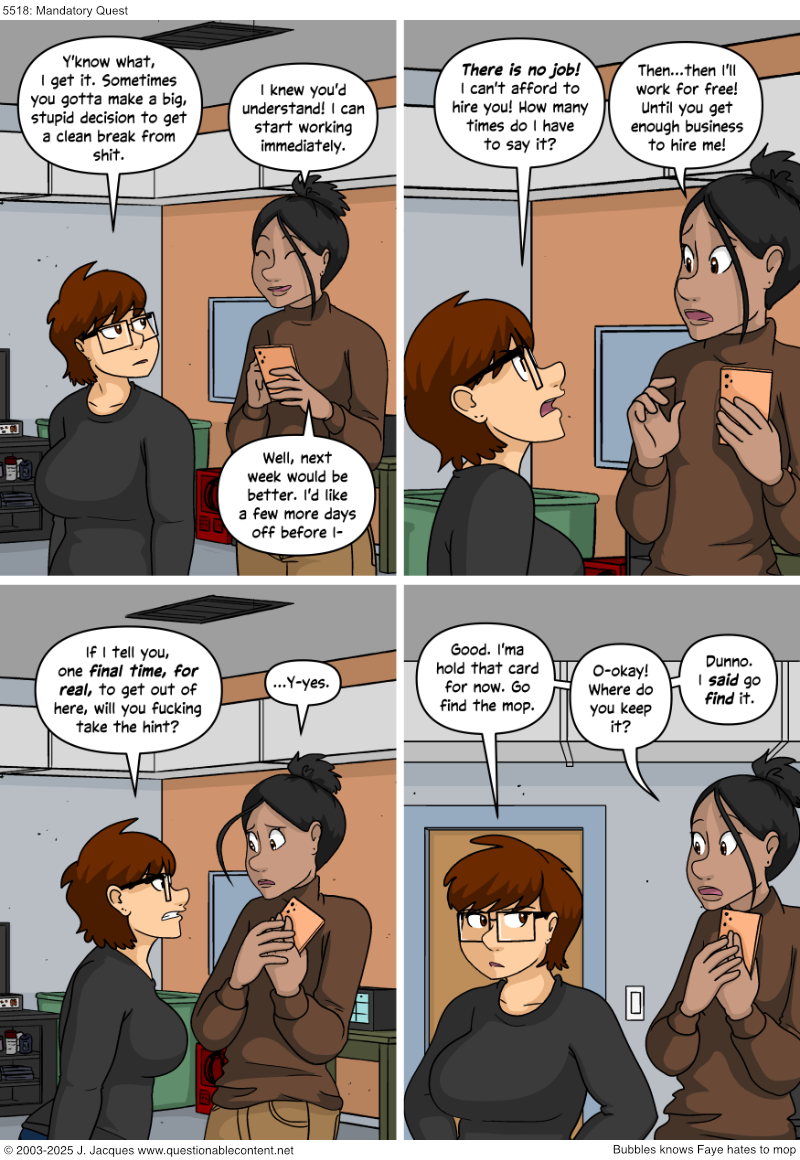 Questionable Content 4.3.2025