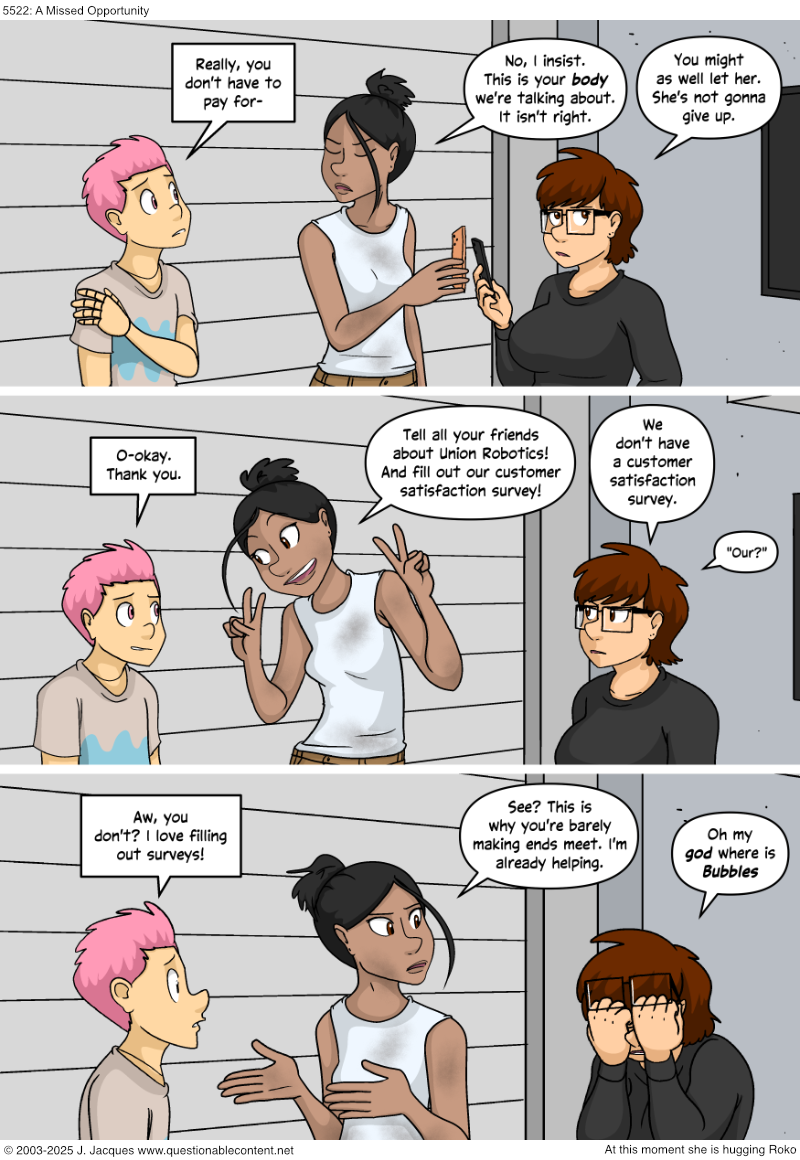 Questionable Content 10.3.2025