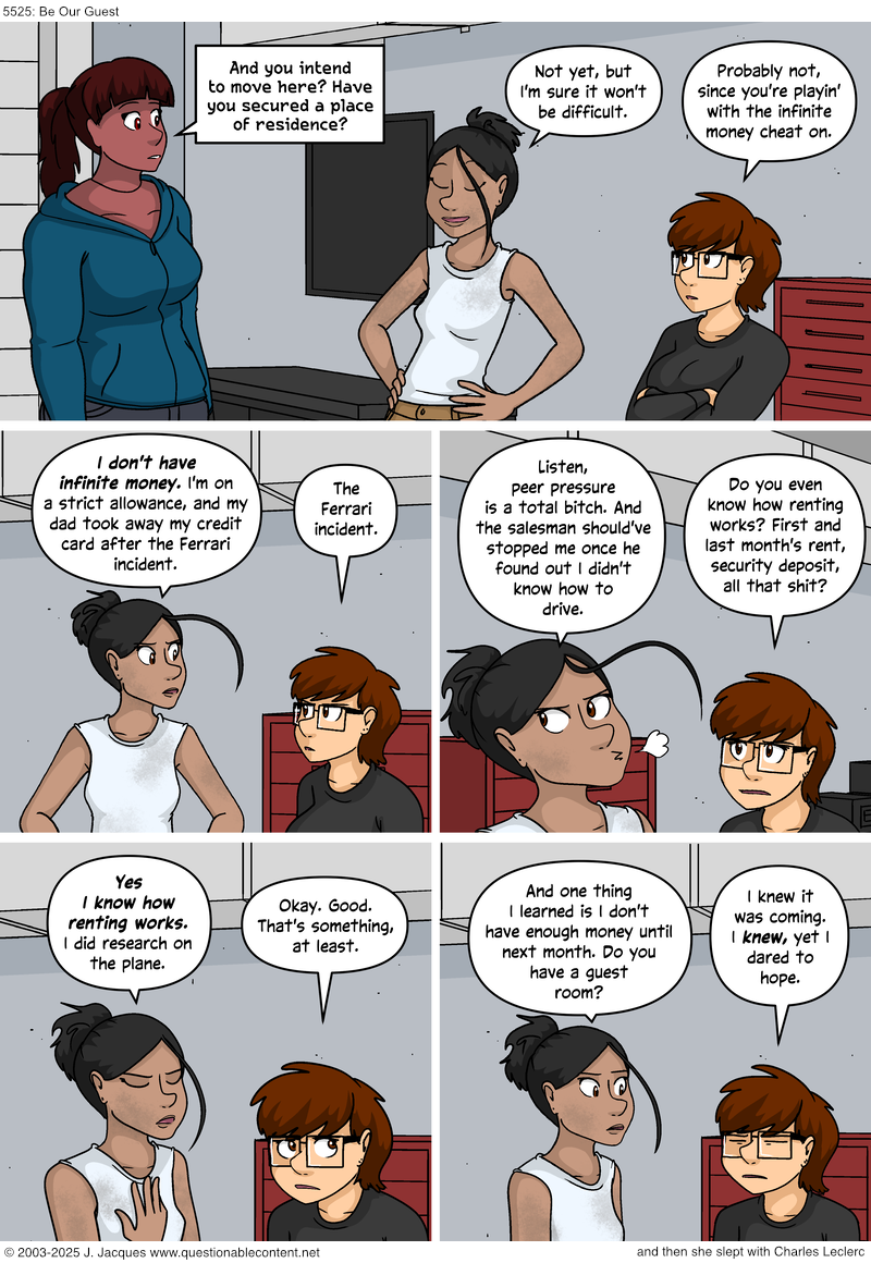 Questionable Content 13.3.2025