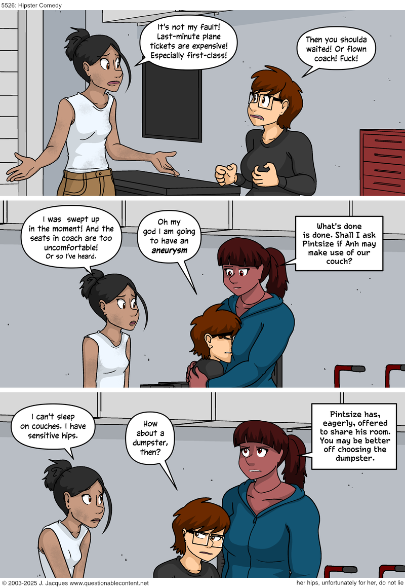 Questionable Content 14.3.2025