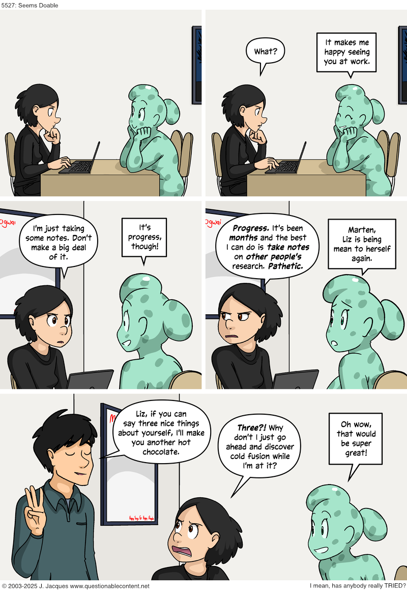 Questionable Content 17.3.2025
