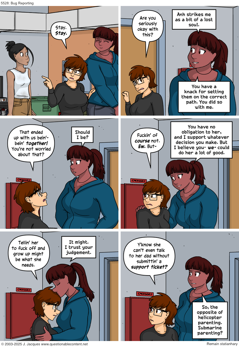 Questionable Content 18.3.2025