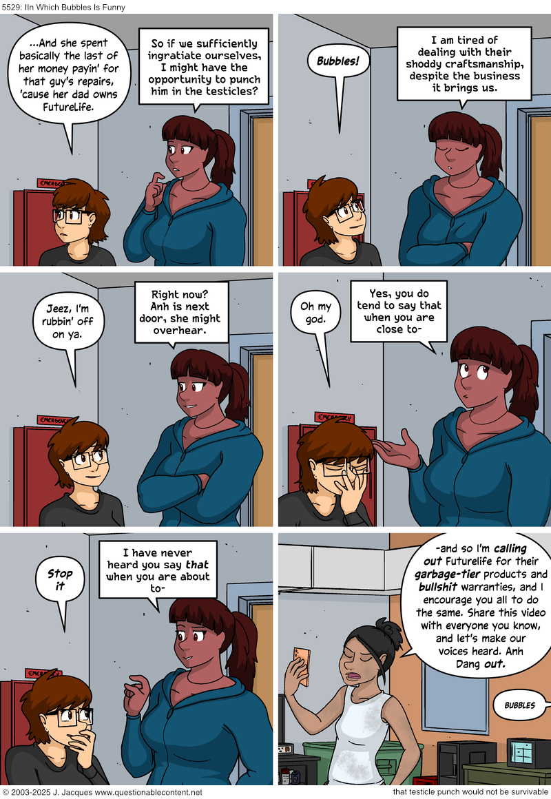 Questionable Content 19.3.2025