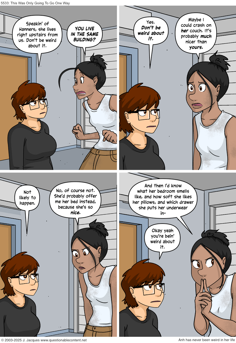 Questionable Content 25.3.2025