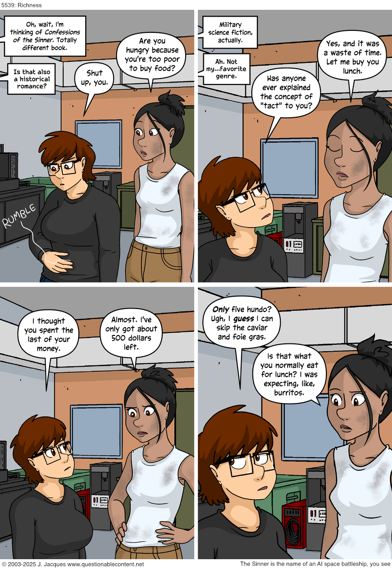 Questionable Content 2.4.2025