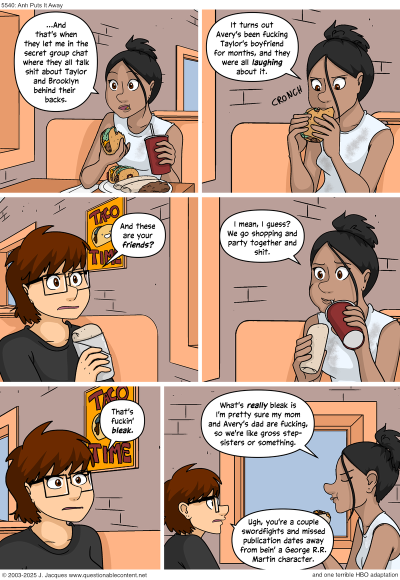 Questionable Content 3.4.2025