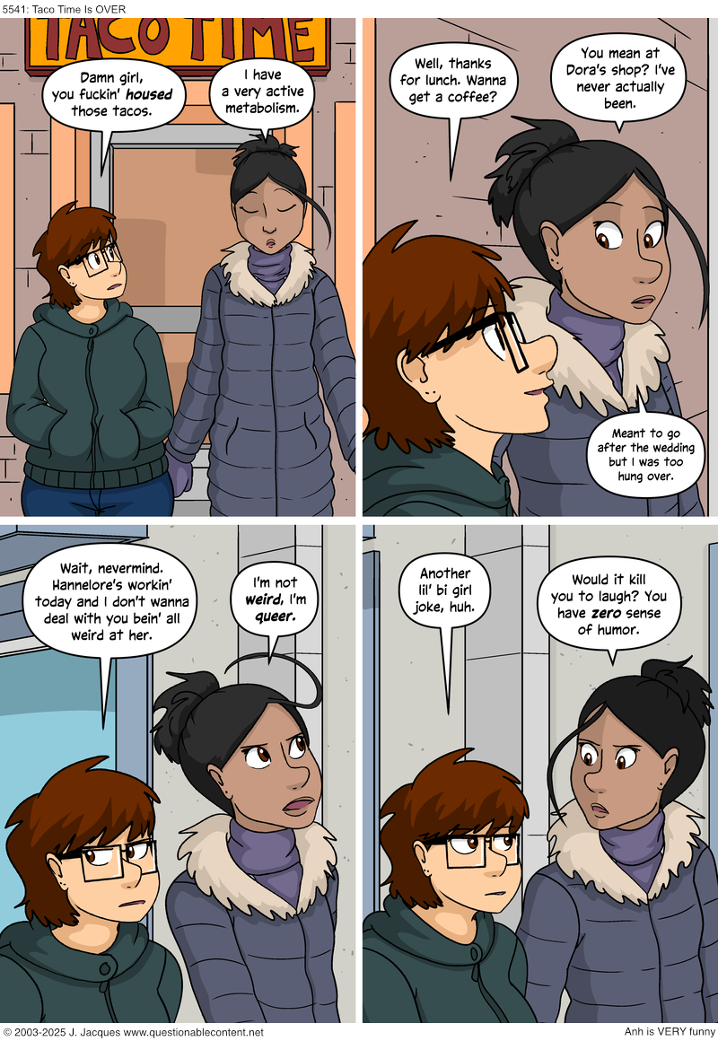 Questionable Content 4.4.2025