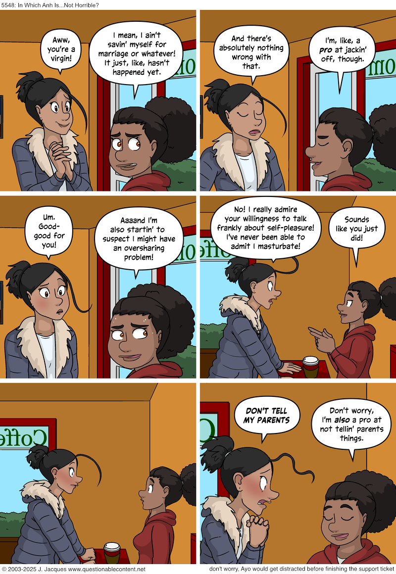 Questionable Content 15.4.2025
