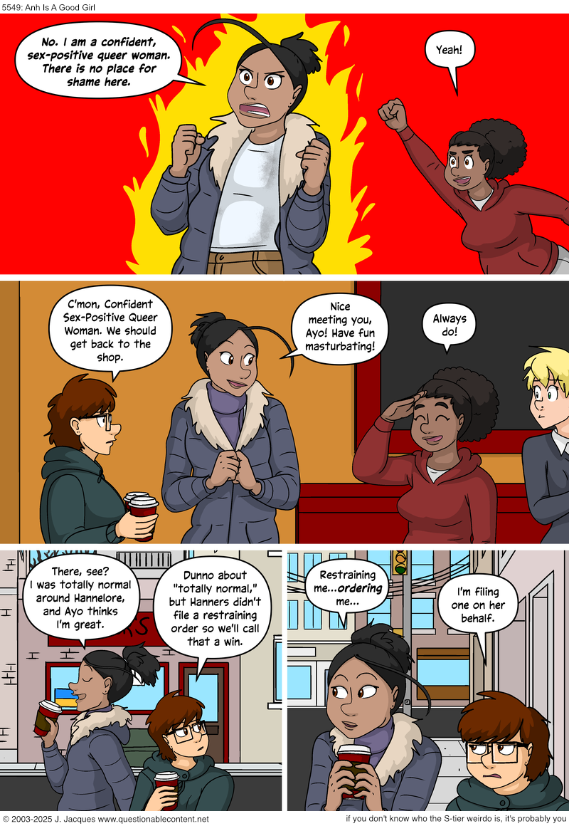 Questionable Content 16.4.2025