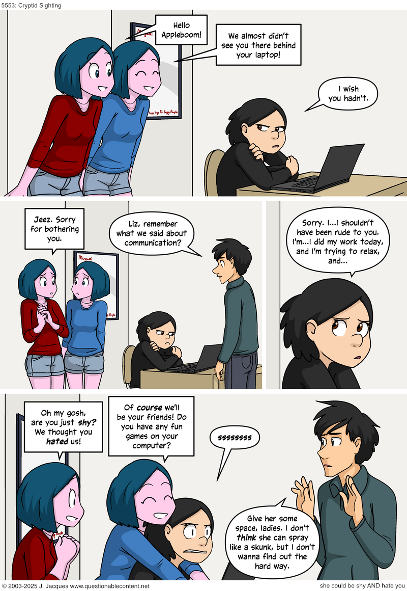 Questionable Content 22.4.2025