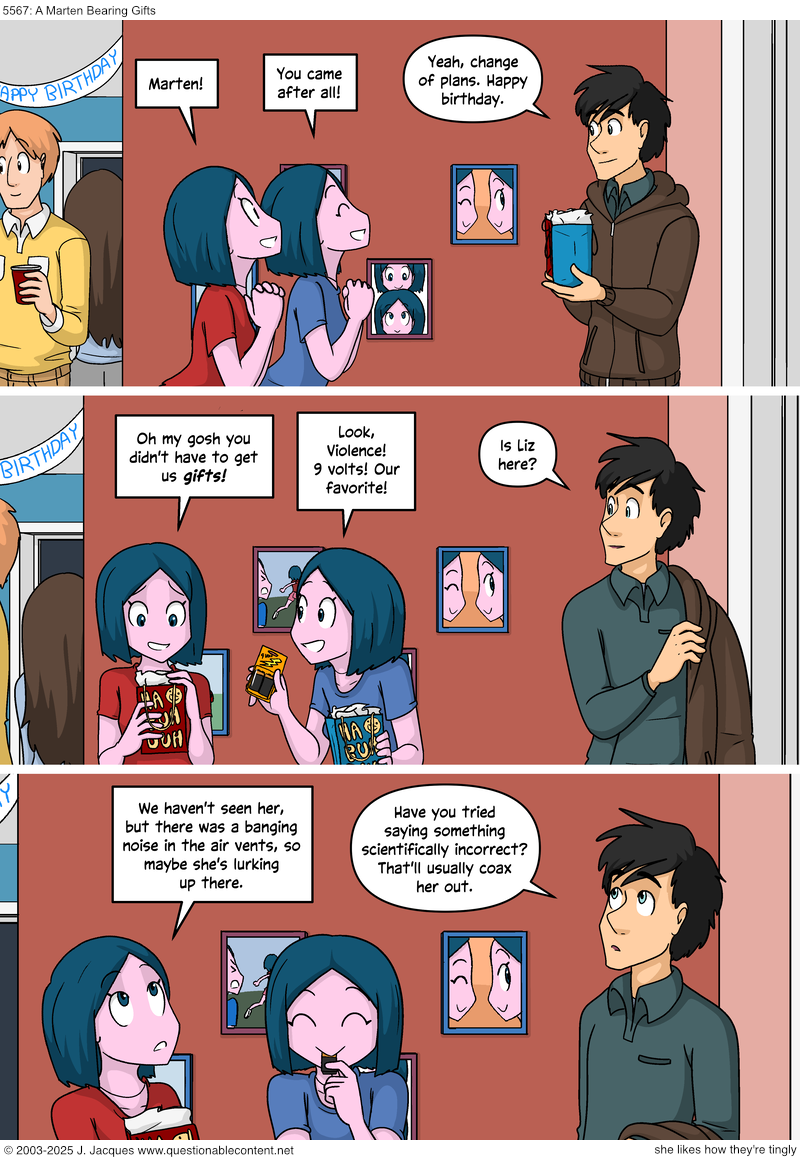 Questionable Content 12.5.2025