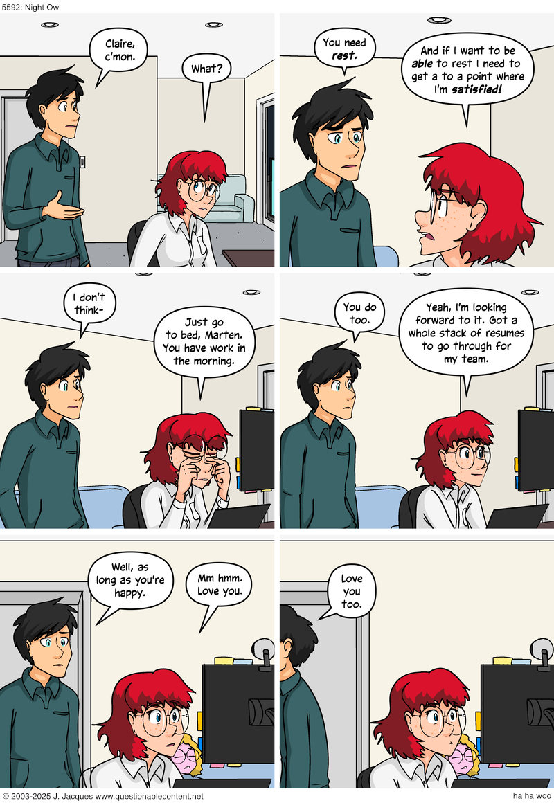Questionable Content 16.6.2025