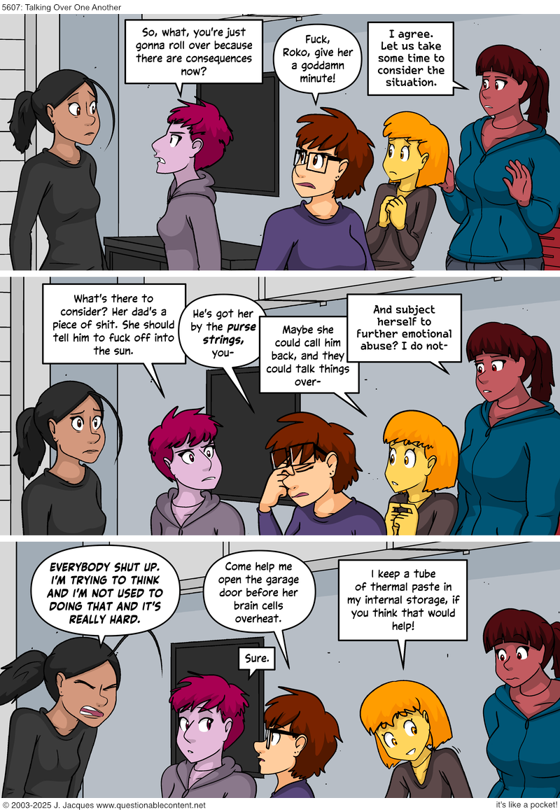 Questionable Content 7.7.2025