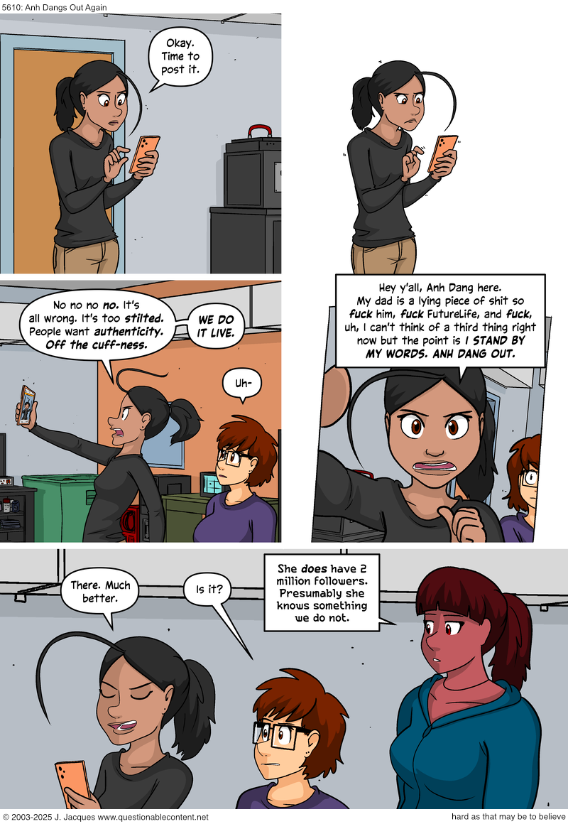 Questionable Content 10.7.2025