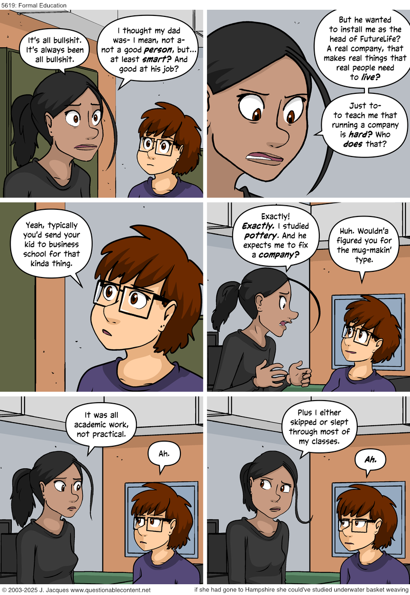 Questionable Content 22.7.2025
