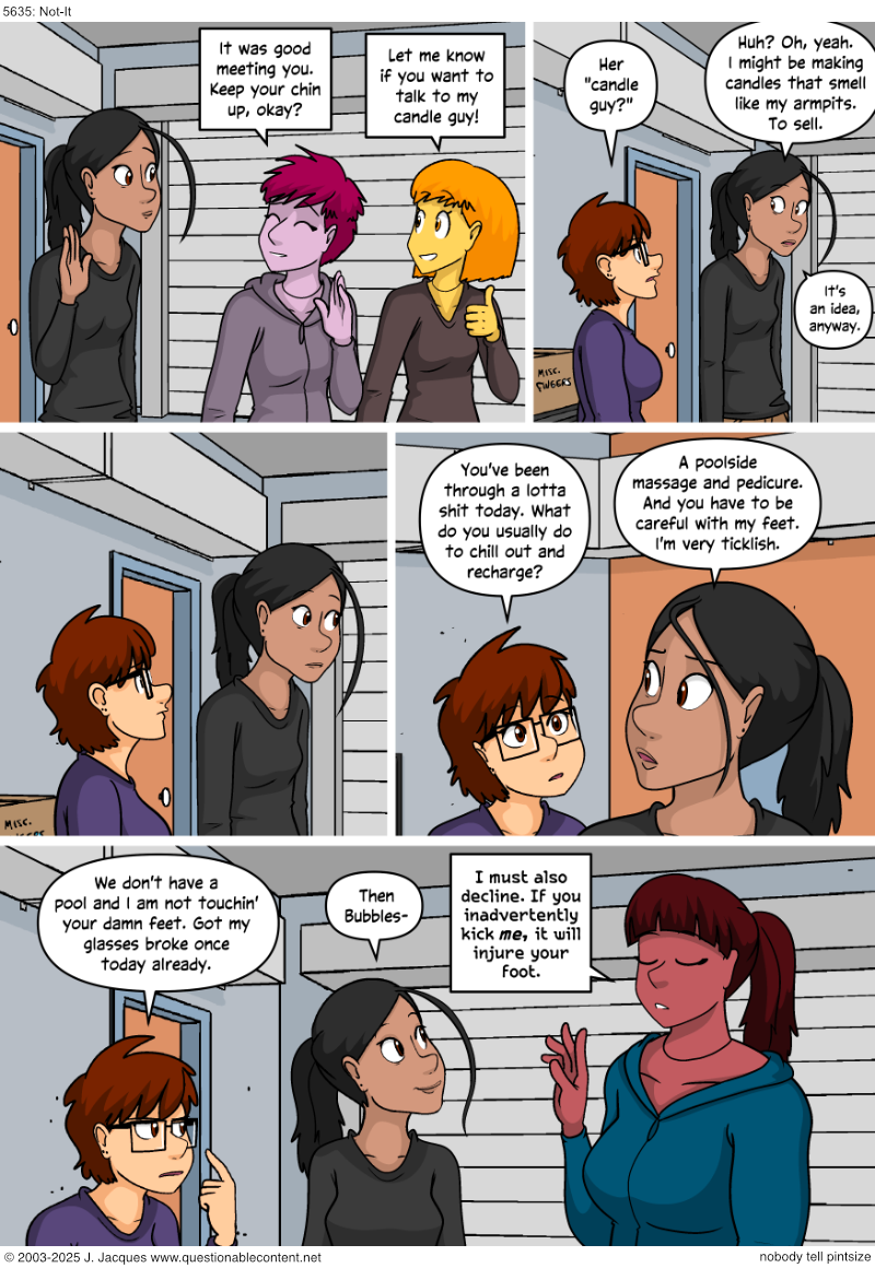 Questionable Content 14.8.2025