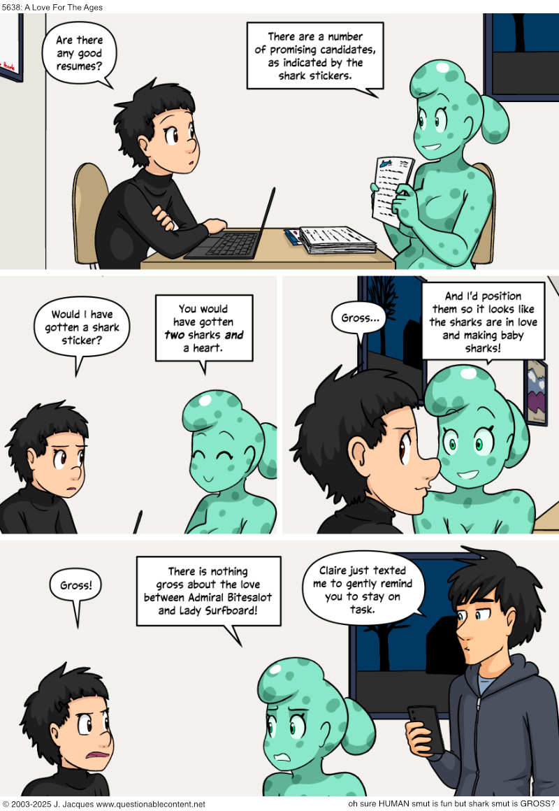Questionable Content 19.8.2025