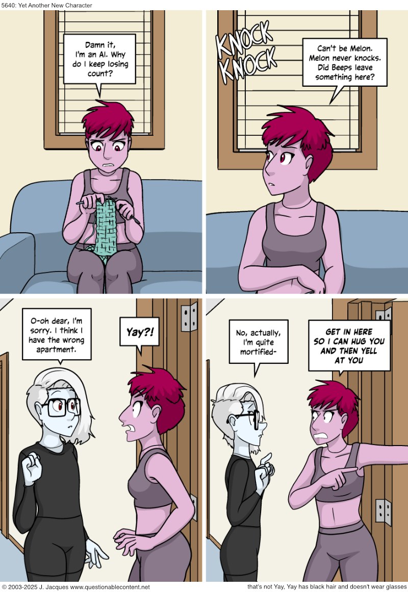 Questionable Content 21.8.2025