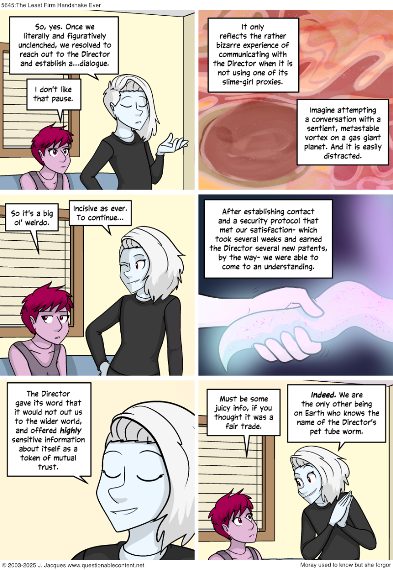 Questionable Content 28.8.2025