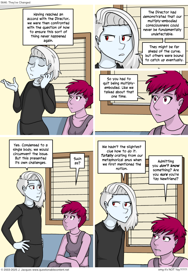 Questionable Content 29.8.2025