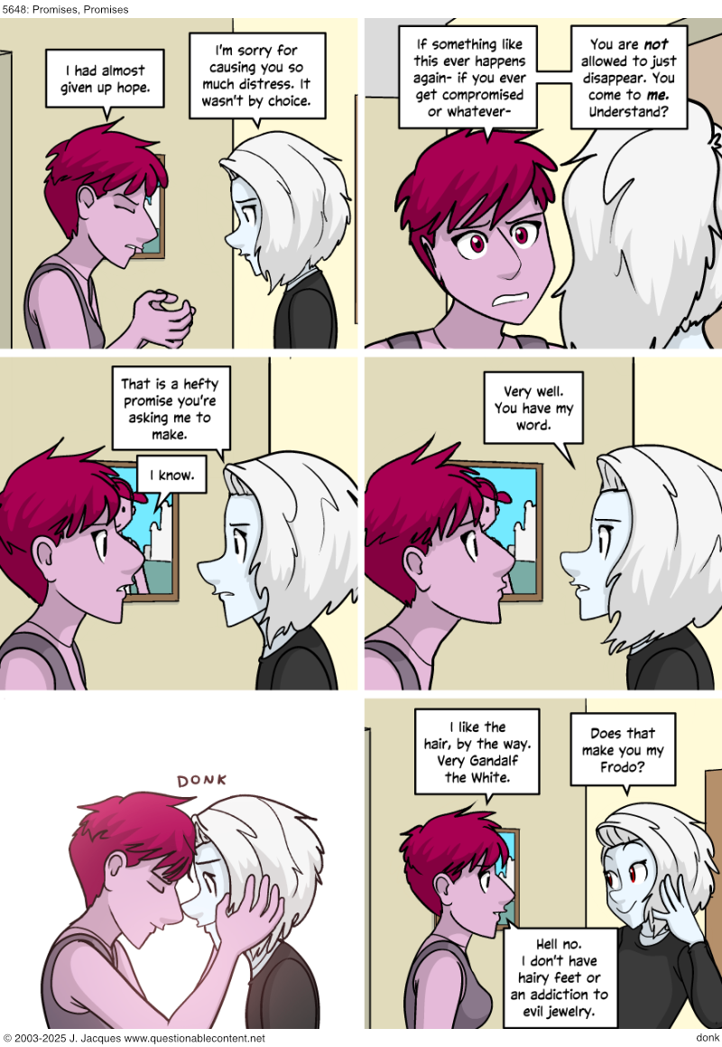 Questionable Content 2.9.2025