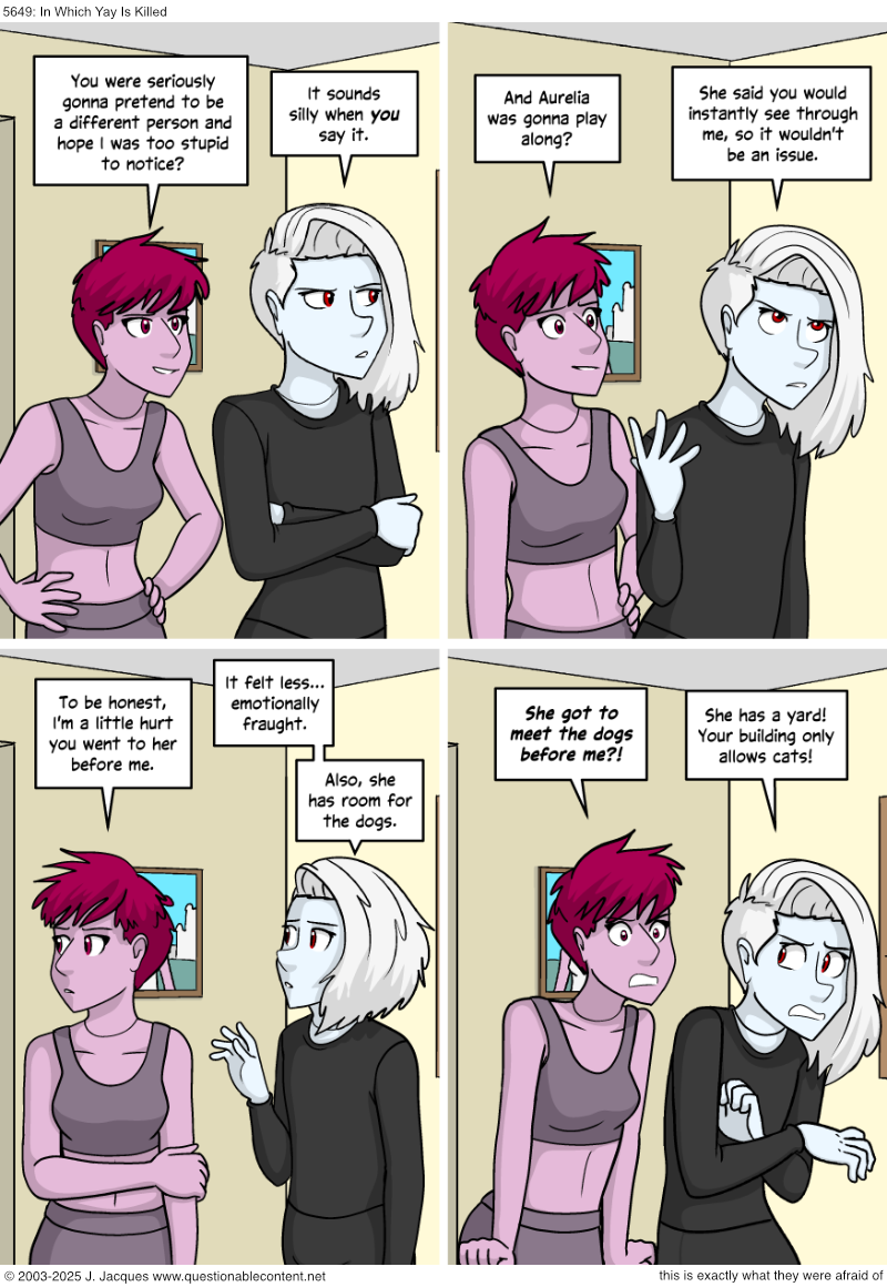 Questionable Content 3.9.2025