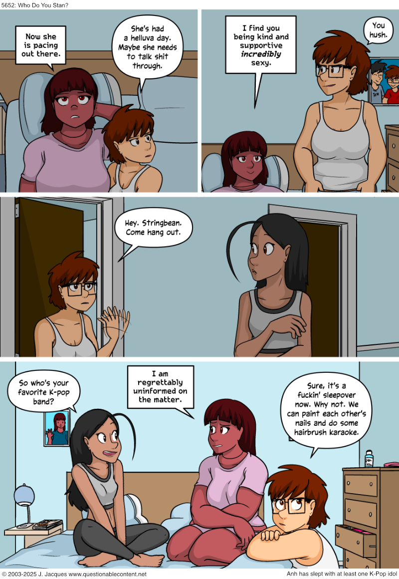 Questionable Content 8.9.2025