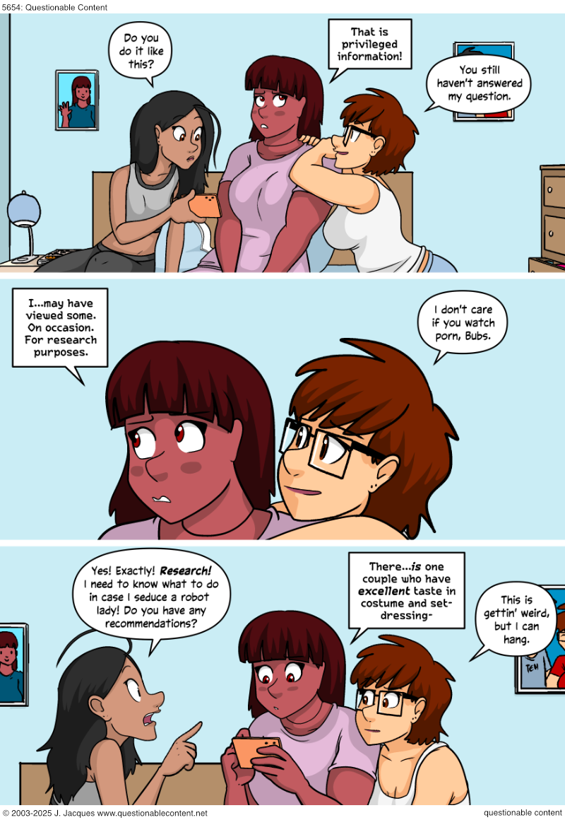 Questionable Content 10.9.2025