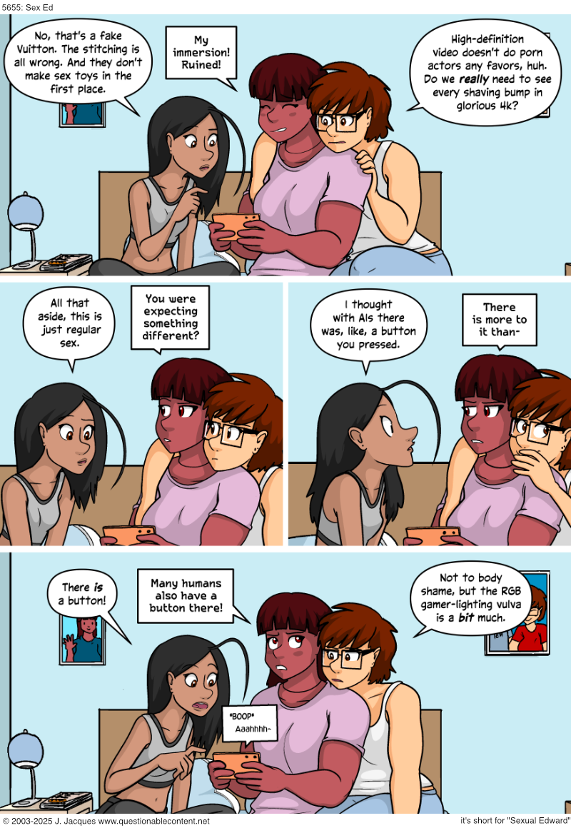 Questionable Content 11.9.2025