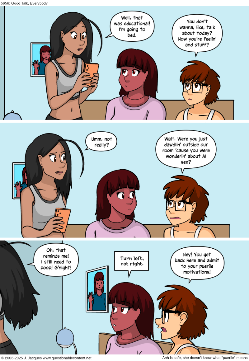 Questionable Content 12.9.2025