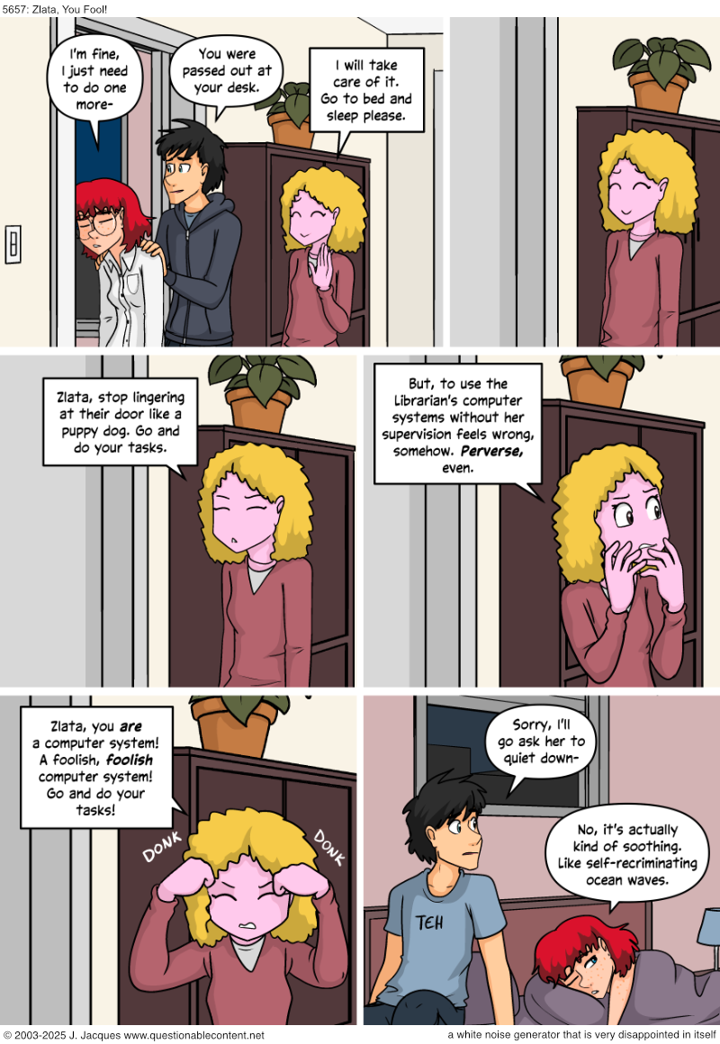 Questionable Content 15.9.2025
