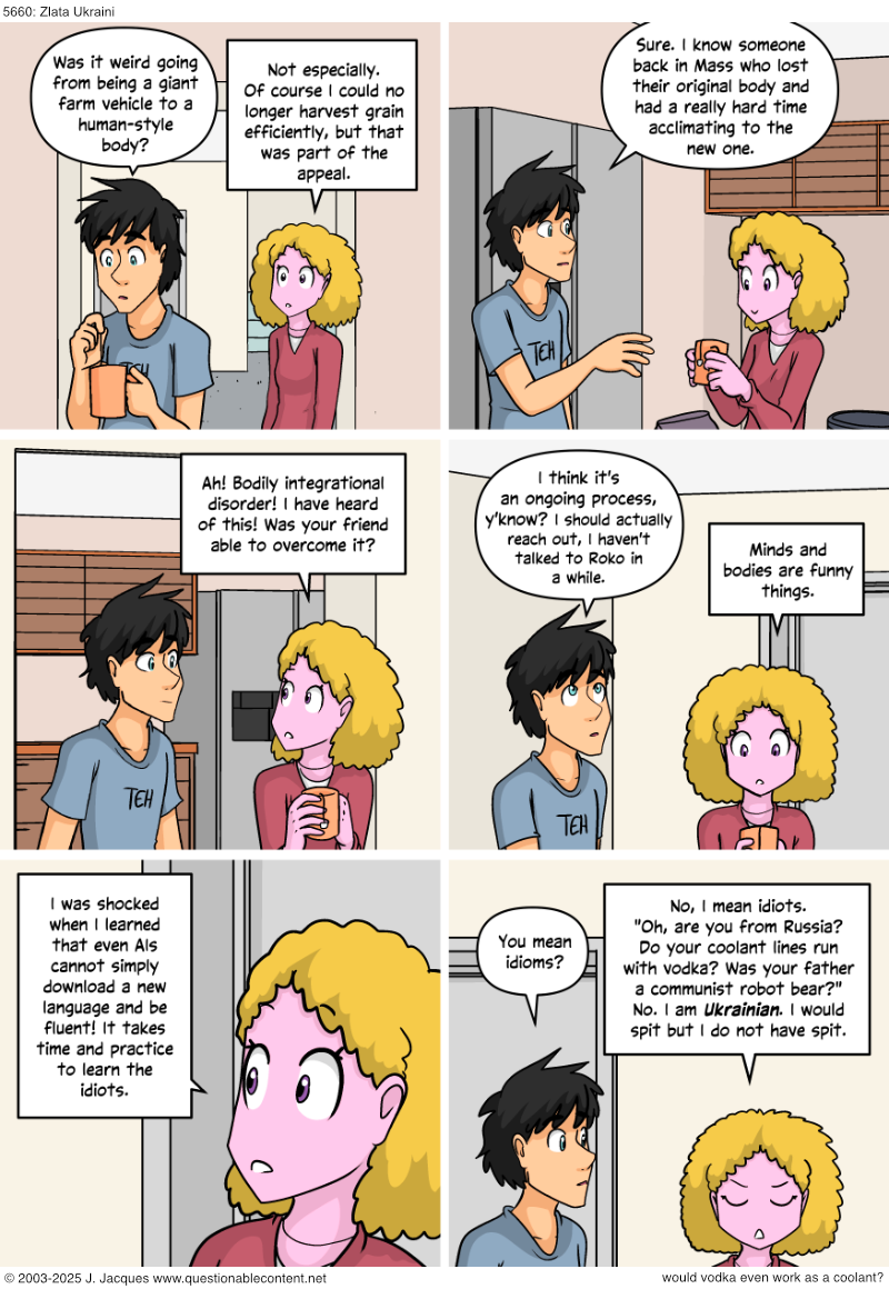 Questionable Content 18.9.2025
