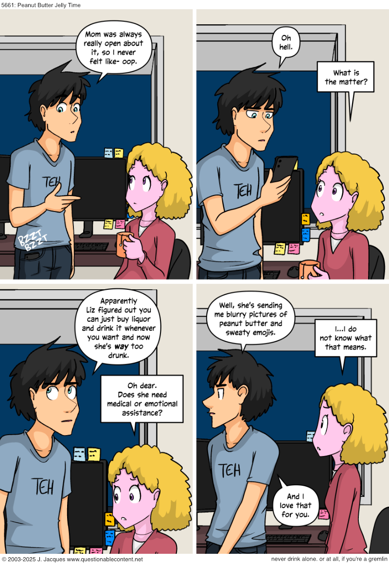 Questionable Content 19.9.2025