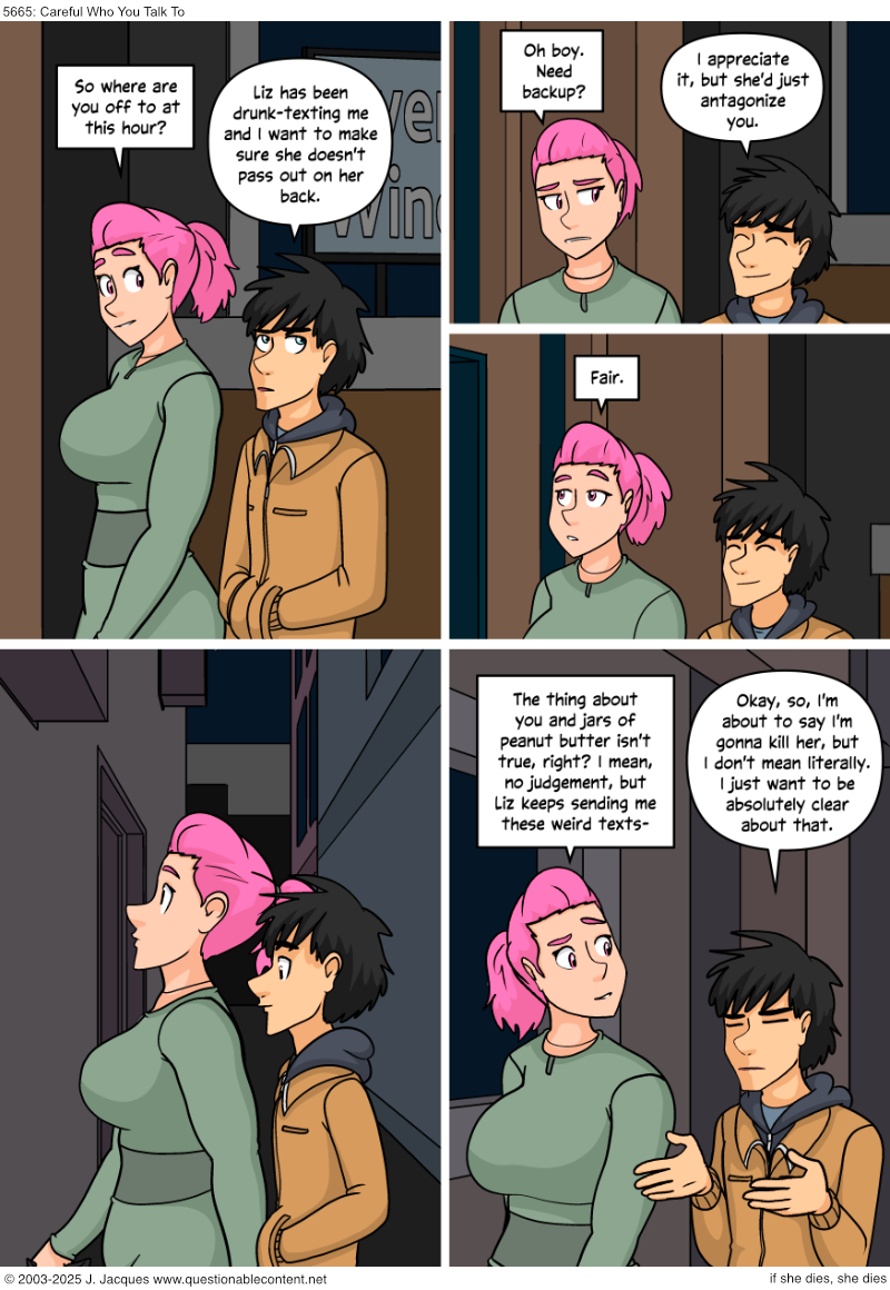 Questionable Content 25.9.2025