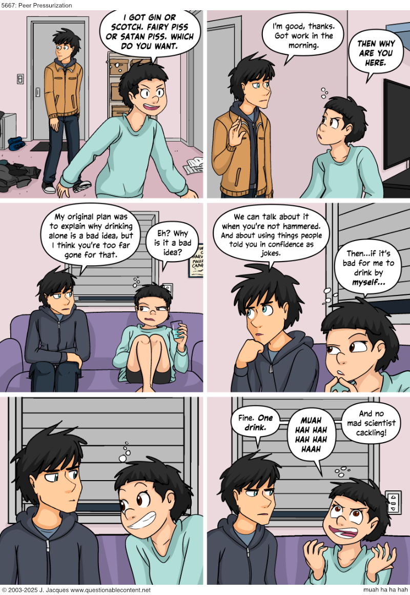 Questionable Content 29.9.2025