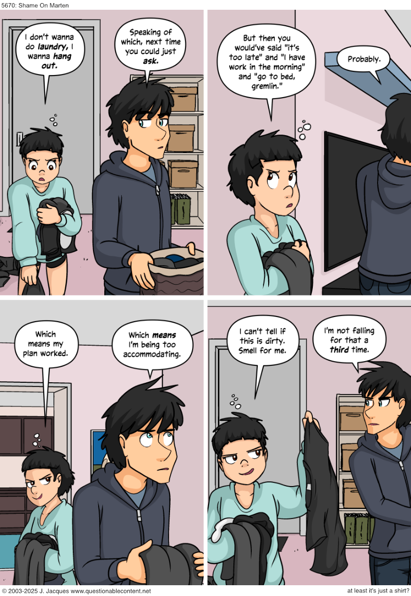 Questionable Content 2.10.2025
