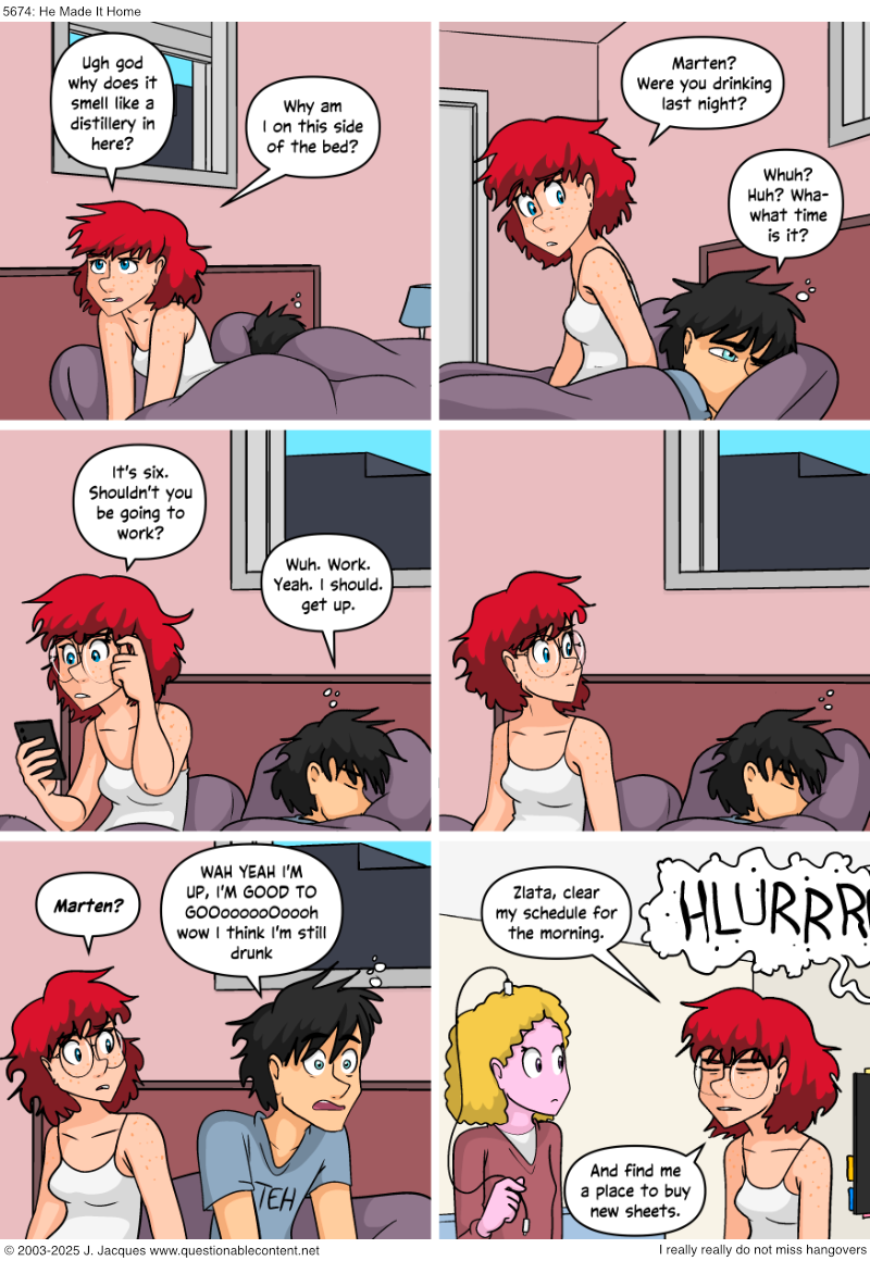 Questionable Content 8.10.2025