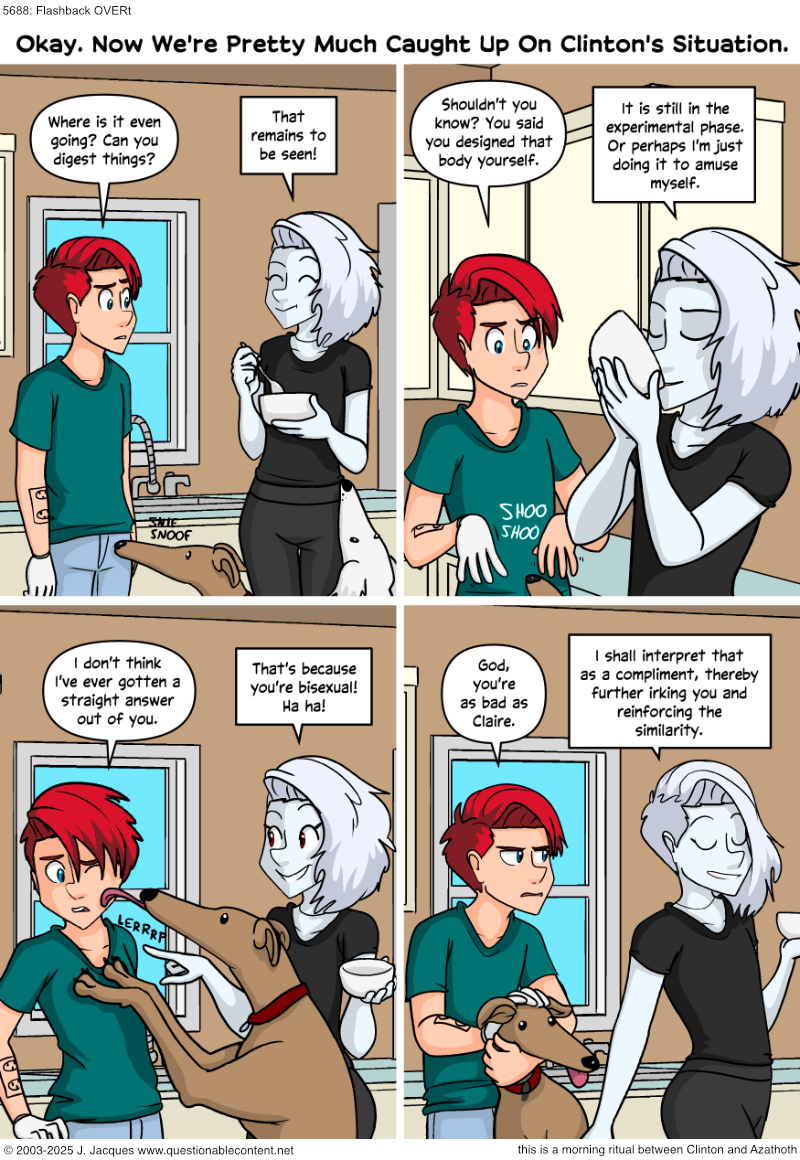 Questionable Content 28.10.2025